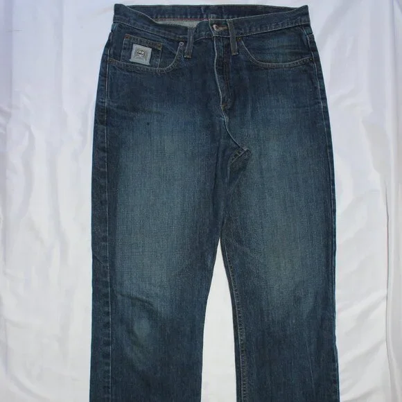 Cinch Jeans Men's 31x32 Silver Label Slim Fit Straight Leg Medium Wash Cowboy - Picture 5 of 15